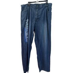 Vintage Rare Makaveli Branded Straight Leg 100% Cotton Denim Jeans Size W40 L34